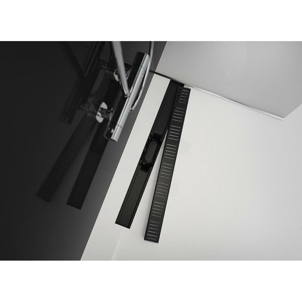 Душевой лоток Alcadrain Simple с черной матовой решеткой (APZ10BLACK-650M )