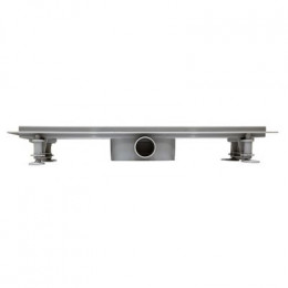 Душевой лоток AZARIO 700 мм, D40(50), металлическая перфорированная решетка, пластиковый желоб, комбинированный затвор (AZT13700)