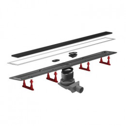 Душевой лоток Pestan Confluo Premium Black Glass Line 850	 (13000295)