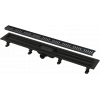 Душевой лоток Alcadrain Simple с черной матовой решеткой (APZ10BLACK-650M )