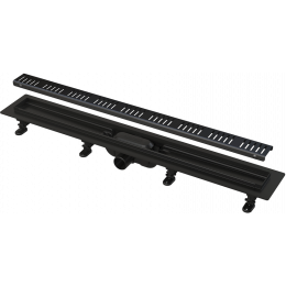 Душевой лоток Alcadrain Simple с черной матовой решеткой (APZ10BLACK-650M )