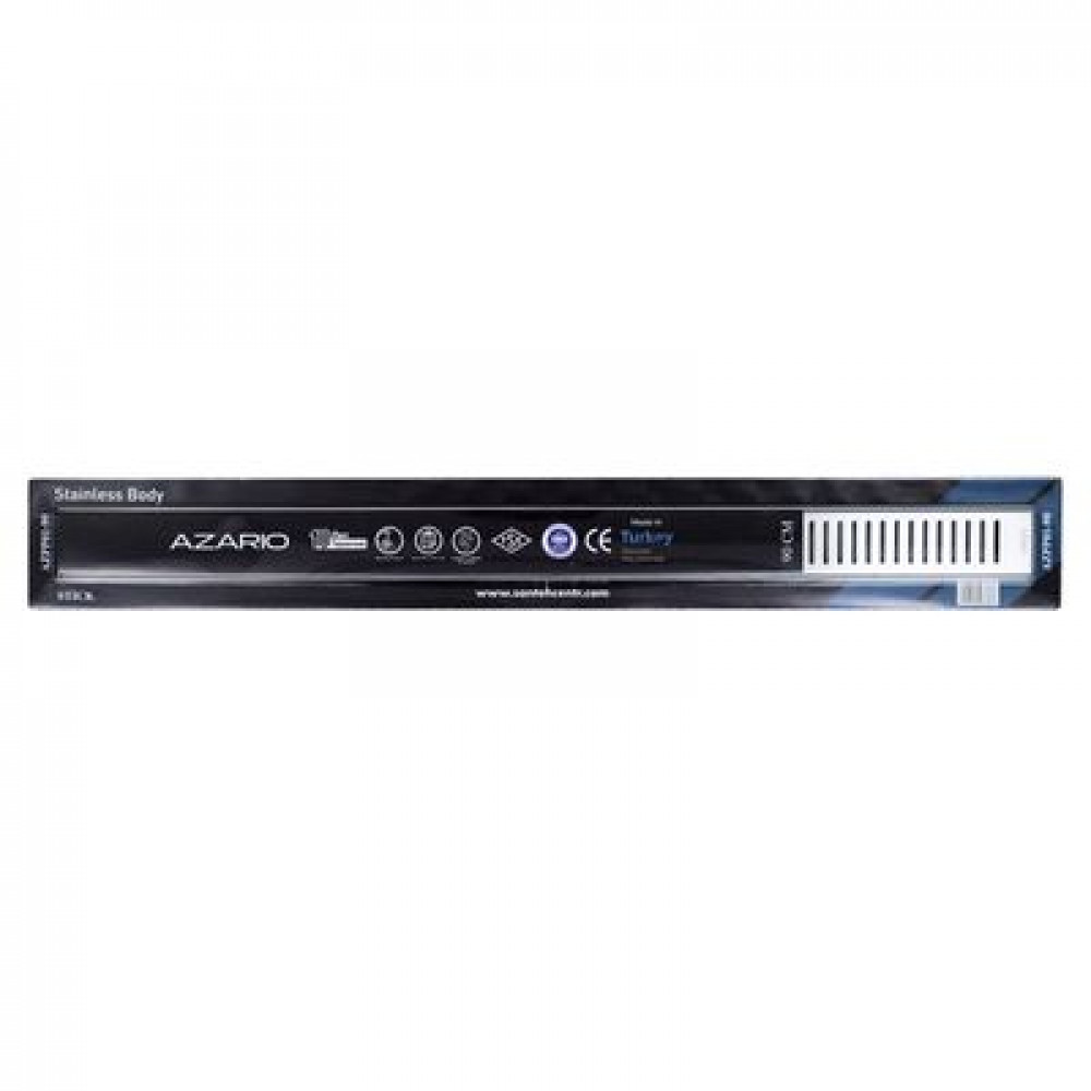 Душевой лоток AZARIO STICK 900 мм, боковой слив D40, пластиковый, решетка из нержавеющей стали (AZCP11-90 Stick)