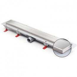 Душевой лоток AZARIO D50 Klasik 750 мм, боковой слив, пластиковый, рамка и решетка из нержавеющей стали (AZ-CH 750/50 KN)