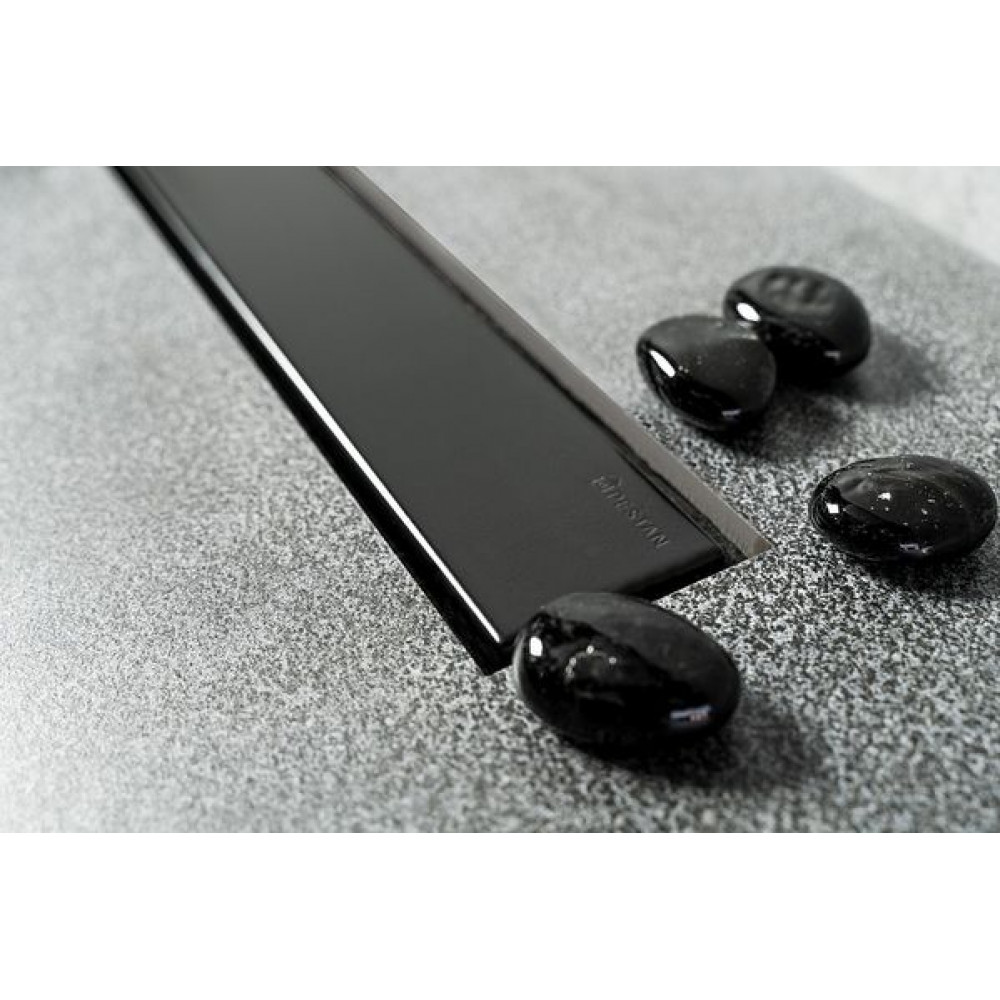 Душевой лоток Pestan Confluo Frameless Line 750 Black Matte с решеткой Черный матовый / полая под плитку (13701321)