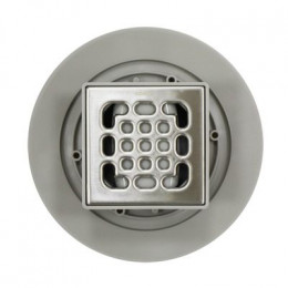 Трап для душа AZARIO 100х100 перфорированная решетка, вертикальный выпуск (AZZ15100)