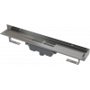 Водоотводящий желоб Alcaplast APZ16 Wall, для перфорированной решетки, с фиксированным воротником к стене, вертикальный сток (APZ1016-1150)