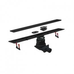 Душевой лоток Pestan Confluo Frameless Line 650 Black Glass (13701204)