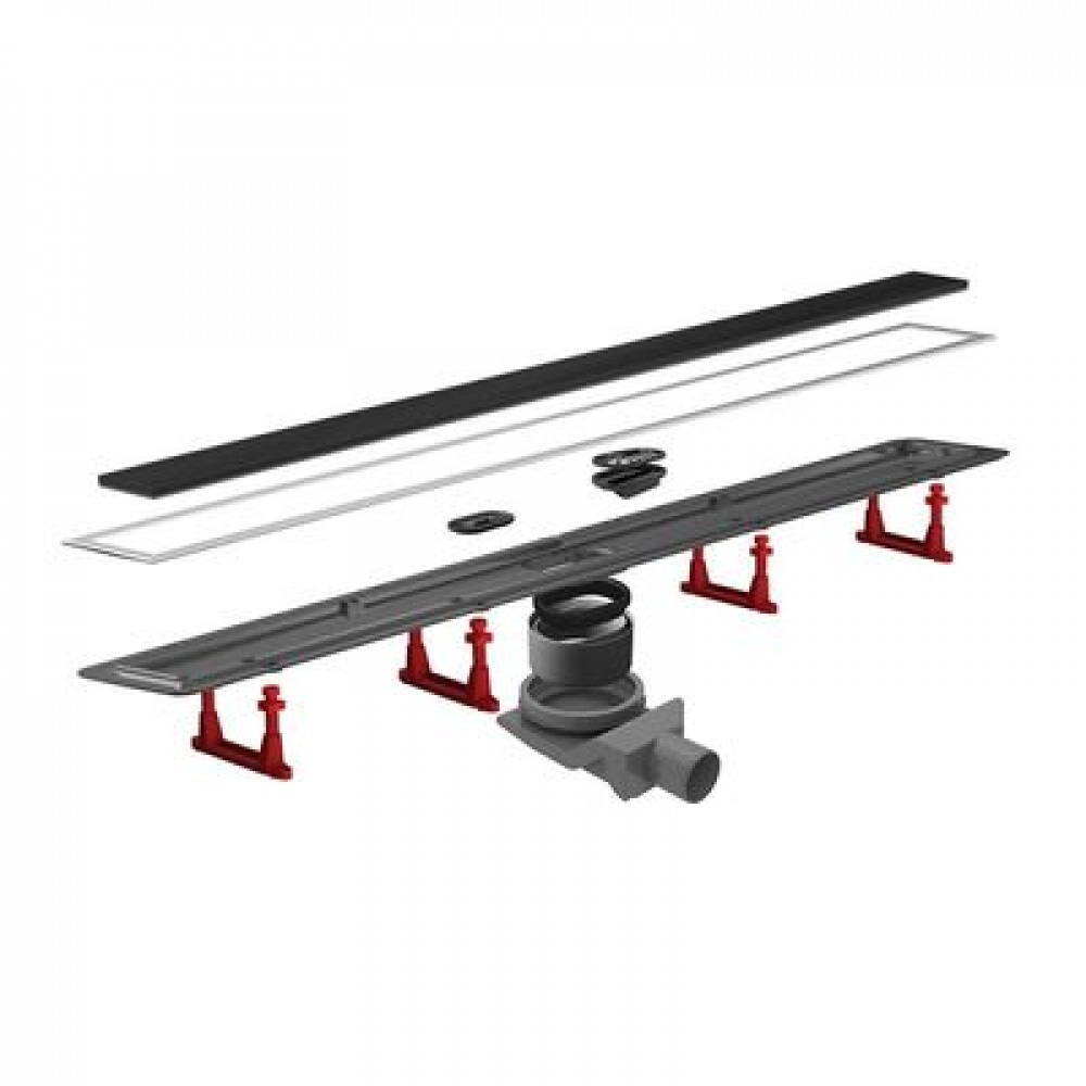 Душевой лоток Pestan Confluo Premium Black Glass Line 750	 (13000294)