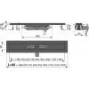 Душевой лоток Alcadrain Low без решетки (APZ101BLACK-1050)