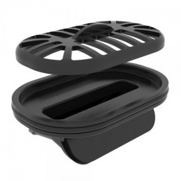 Трап для душа Pestan Confluo Frameless Line 750 Black Glass с решеткой (13701205)