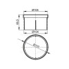 Насадка горловины трапа Alcadrain DN105