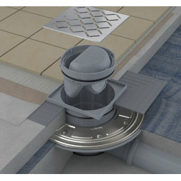 Душевой трап Ravak SN501 с решеткой, хром (X01435)