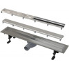 Душевой лоток Alcadrain Fit&Go 550 с двухсторонней решеткой хром (AG071401550)