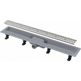 Душевой лоток Alcadrain Simple с решеткой, хром (APZ10-750M)