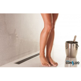 Душевой лоток Pestan Confluo Premium Black Glass Line 550	 (13000292)