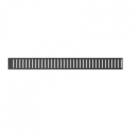 Решетка для душевого лотка Alcadrain, черный матовый (PURE-300BLACK)