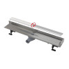 Душевой лоток Alcadrain Fit and Go Wall полый под плитку, с решеткой хром (APZ23-DOUBLE9-850)