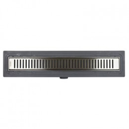 Душевой лоток AZARIO STICK 600 мм, боковой слив D40, пластиковый, решетка из нержавеющей стали (AZCP11-60 Stick)