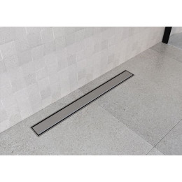 Душевой лоток Bettoserb Frameless Line 95 с решеткойпод плитку, хром матовый (13701234)