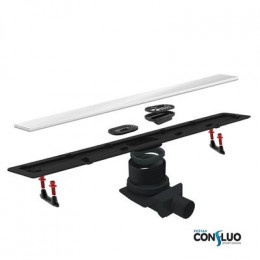 Душевой лоток Pestan Confluo Frameless Line 560 White Glass  13701213