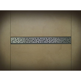 Решетка для душевого лотка Alcadrain хром глянцевый (BUBLE-850L)