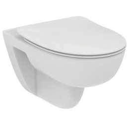 Унитаз подвесной Ideal Standard i.life A безободковый, технология RimLS+, глубокий смыв. (T471601)