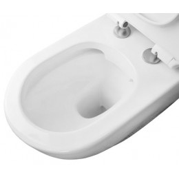 Унитаз-компакт Azario CORSA 630x380x830 напольный, безободковый с бачком и сиденьем микролифт (AZ-2062S)