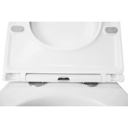 Унитаз подвесной AZARIO FLAVIA 515х360х360 слив "Торнадо", быстросъемное сиденье микролифт (AZ-0076-UQ1)