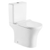 Унитаз-компакт AZARIO FRETTA ROUND 650x340x790 напольный, безободковый в комплекте с бачком и сиденьем микролифт (AZ-7121)