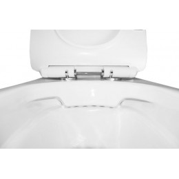 Унитаз-компакт Azario FRENTO 340x650х770 безободковый, в комплекте с бачком и сиденьем микролифт (AZ-2311)