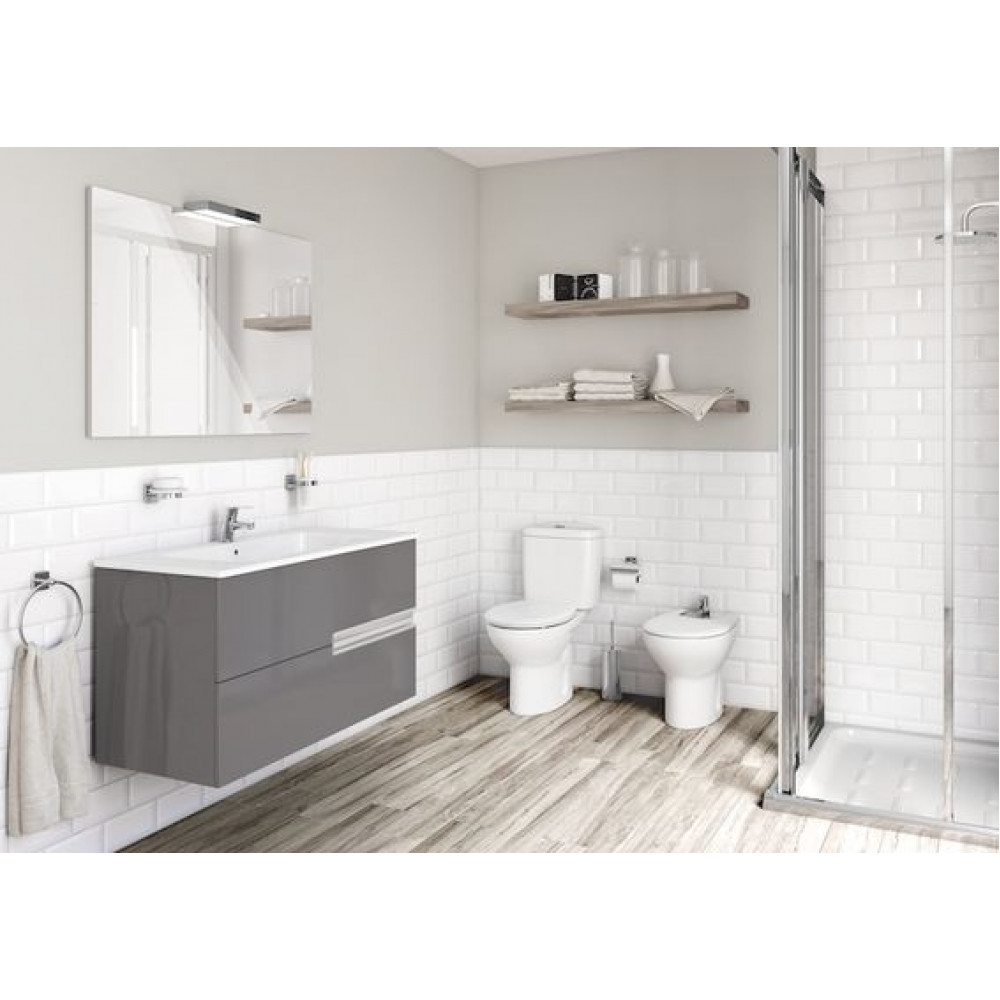 Низ к унитазу Roca Victoria, косой выпуск, белый  (7.3423.9.U00.0)