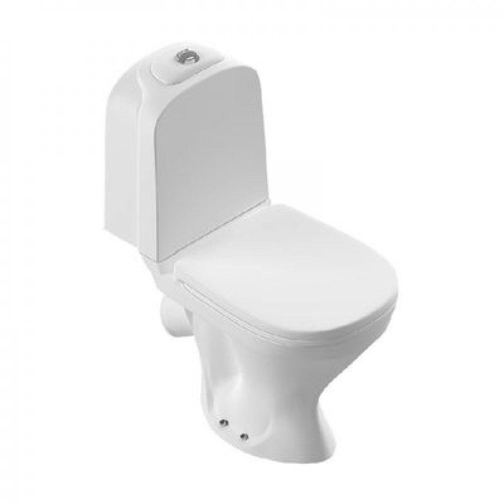 Унитаз-компакт Classic Comfort с бачком, сиденье микролифт, белый (WC.CC/Classic/2-DM/WHT.G/S1)
