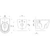 Унитаз подвесной Ravak Chrome RimOff, безободковый, белый (X01651)