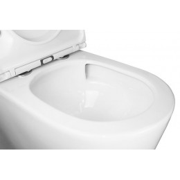 Унитаз-компакт Azario Conto 360х630х820 напольный, безободковый, слив "Торнадо", с быстросъемным сиденьем микролифт (AZ-T005BR)