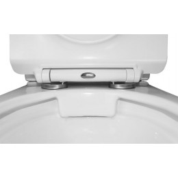 Унитаз-компакт Azario Mons 380х650х790 напольный, безободковый, с быстросъемным сиденьем микролифт (AZ-76004)