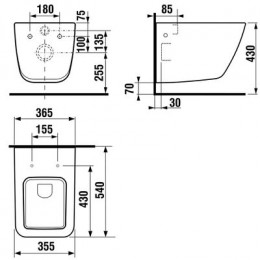 Унитаз подвесной Jika PURE (8.2042.3.000.000.1)