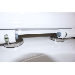 Унитаз подвесной AZARIO FRETTA ROUND 485x360x365 безободковый с сиденьем микролифт (AZ-2617E)