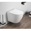 Унитаз подвесной Azario Grado 490х370х370 безободковый, в комплекте с сидением микролифт, белый (AZ-0046 SP)
