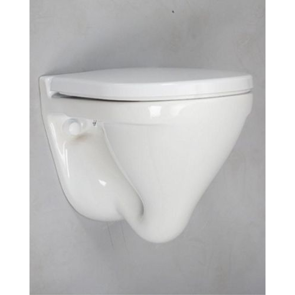 Унитаз подвесной Sanita Luxe Attica 345х495х400 с сидением микролифт (WC.WH/Attica/DM/WHT.G/S1)