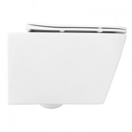 Унитаз подвесной Azario Boca 360х520х365 безободковый, с быстросъемным сиденьем микролифт (AZ-2002)