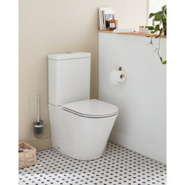 Чаша напольного унитаза Jacob Delafon Rodin+ безободковый, белый (UJAB102-00)