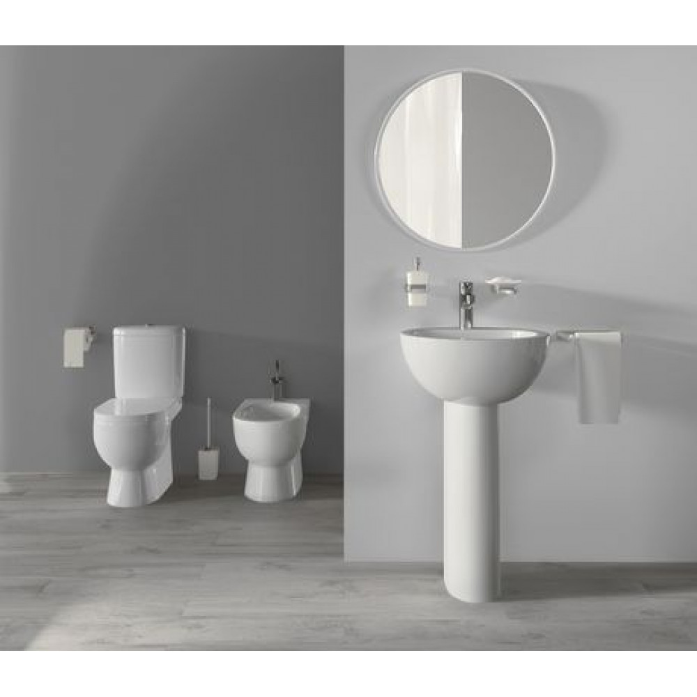 Унитаз-компакт Sanita Luxe Art напольный, с сиденьем микролифт (ARTSLCC01040622)