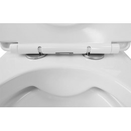 Унитаз подвесной Azario Fatto 360х480х350 безободковый, c быстросъемным сиденьем микролифт (AZ-1049WS)