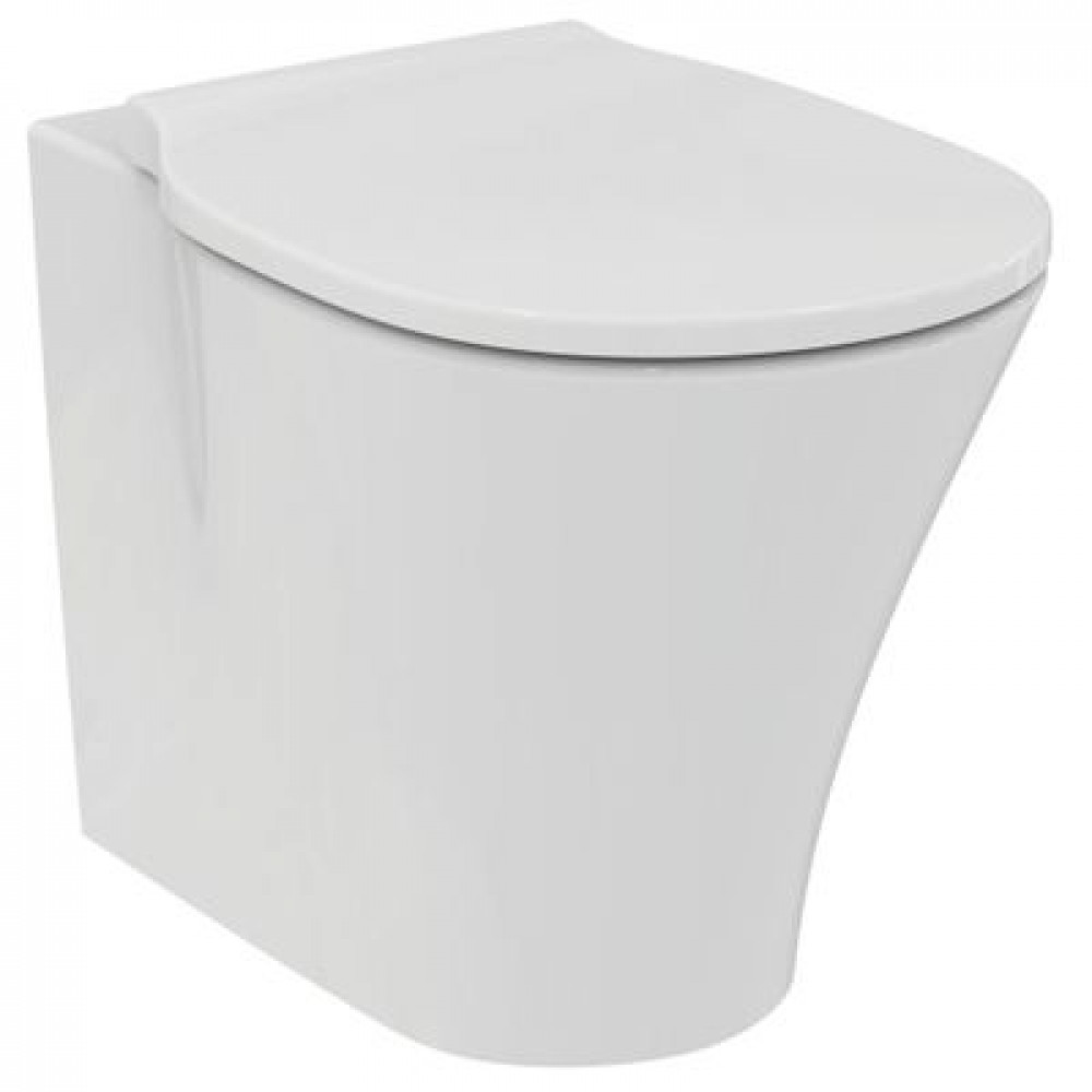 Унитаз приставной Ideal Standard CONNECT AIR AquaBlade® горизонтальный выпуск, белый (E004201)
