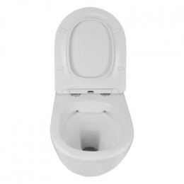 Унитаз подвесной Azario Grado 370х490х360 безободковый, с быстросъемным сидением микролифт (AZ-0046)