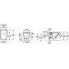 Унитаз подвесной Roca GAP ROUND безободковый, скрытый монтаж (7.3460.N.L00.0)