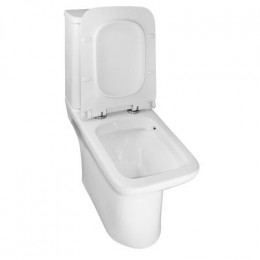 Унитаз-компакт Azario Glory 380х680х812 напольный, безободковый с быстросъемным сиденьем микролифт (AZ-49)