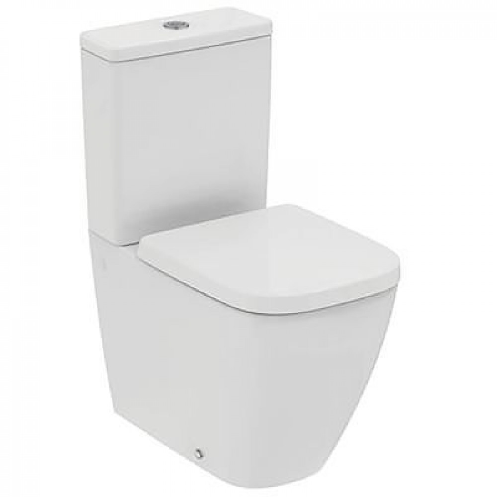 Чаша унитаза Ideal Standard i.life S Безободковый напольный пристенный унитаз с технологией RimLS+ (T500001)