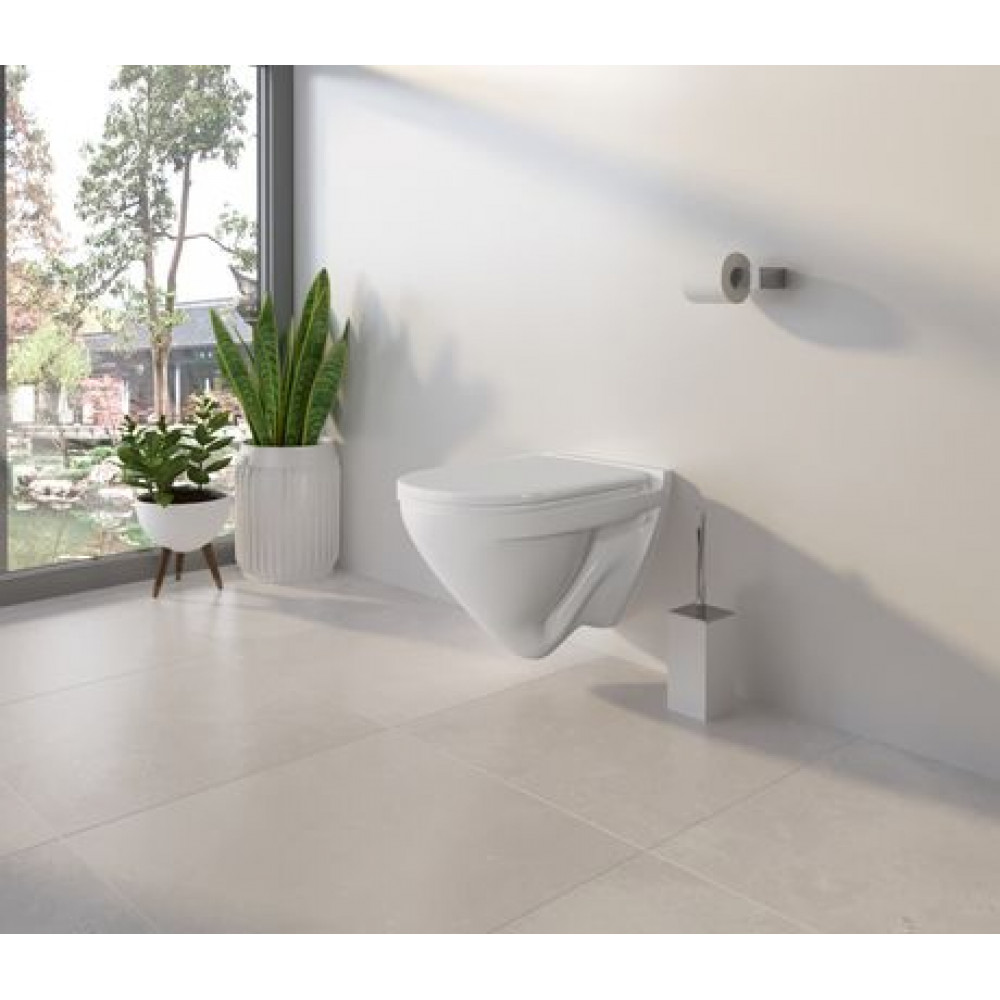 Унитаз подвесной Sanita Luxe Attica 345х495х400 с сидением микролифт (WC.WH/Attica/DM/WHT.G/S1)