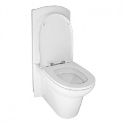 Унитаз-компакт Creo Ceramique LE MANS напольный, скрытый монтаж,  с крышкой микролифт (415х705х950)